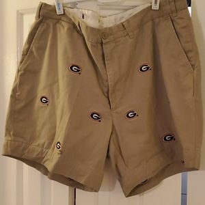 Mens UGA Khaki Shorts